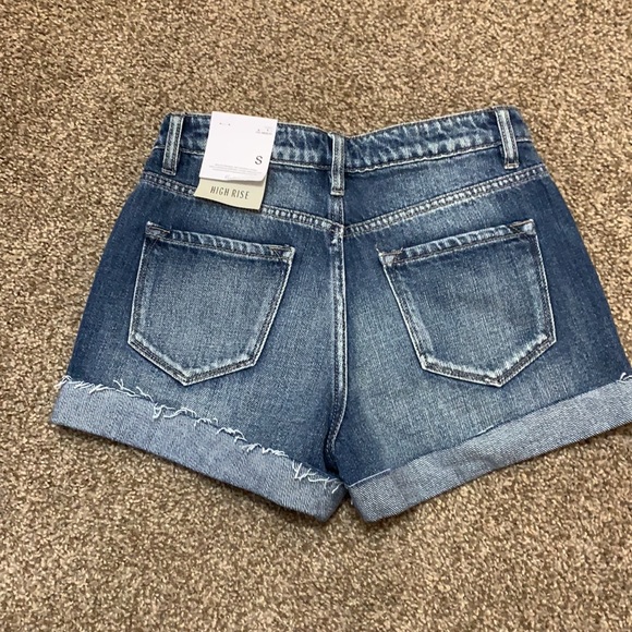 KanCan High Rise Button Fly Shorts - Picture 2 of 2